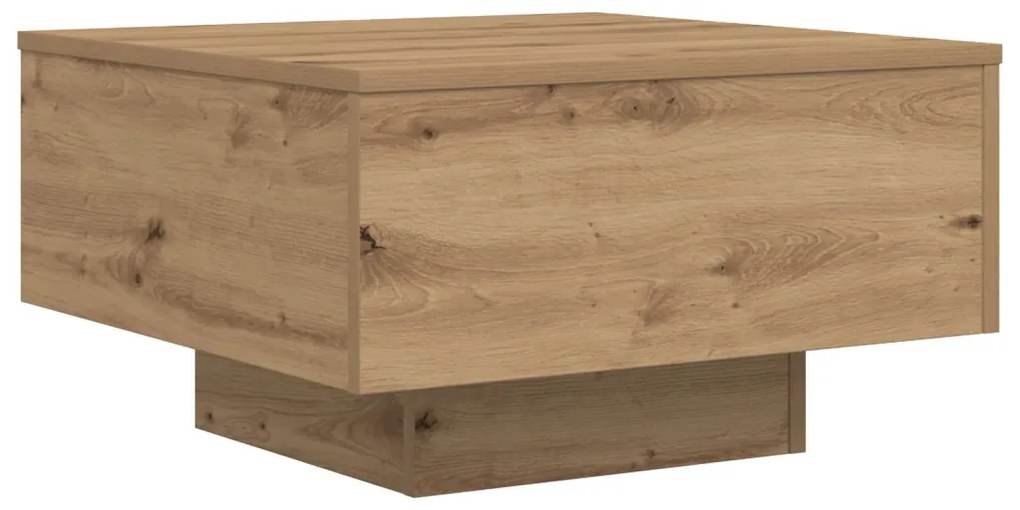 vidaXL Dohányzóasztal Artisan tölgy 55 x 55 x 31 cm Faanyag