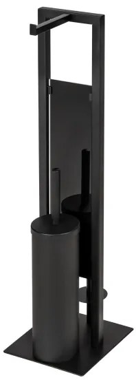 WENKO 25400100 - WC-kefe RIVALTA 18x70 cm fekete