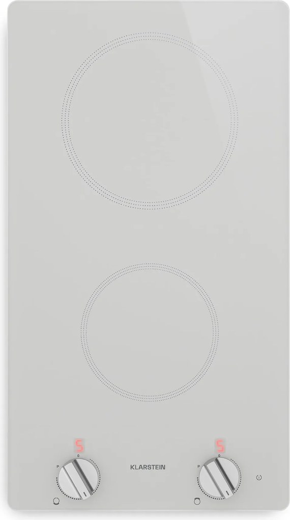 Klarstein Kochheld indukciós főzőlap | Elegáns és erőteljes | 2 főzőzóna | 3500 W | 30 cm