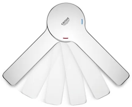 GROHE 19577001 - Fürdőkádhoz négylyukú kombinált csaptelep LINEARE, fényes króm