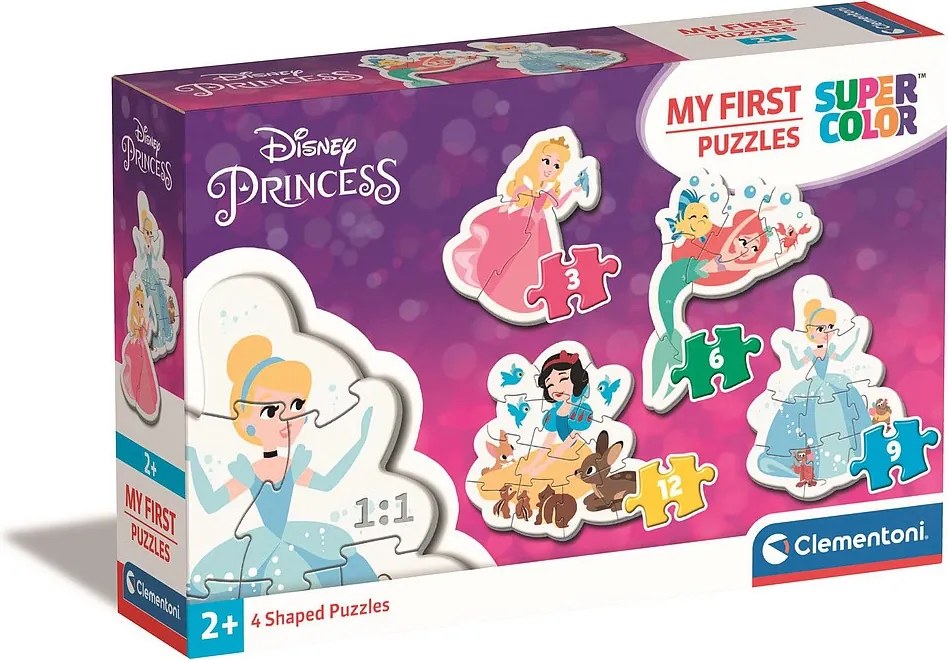 Disney Hercegnők My First baba forma puzzle Clementoni
