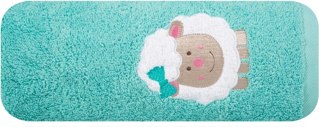 Pamut fürdőlepedő BABY31 50x90 menta