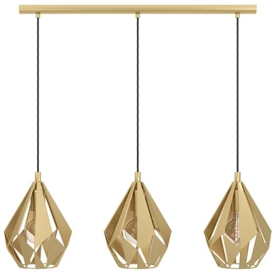 Eglo 43909 - Csillár zsinóron CARLTON 3xE27/60W/230V