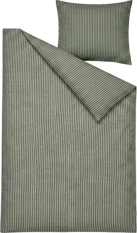 Pamut ágynemű SOFT STRIPES zöld Ágyneműhuzat mérete: 70 x 80 cm | 140 x 200 cm