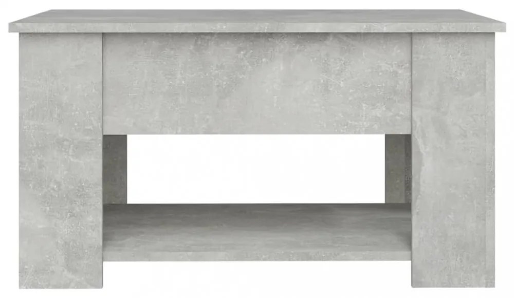 betonszürke szerelt fa dohányzóasztal 79x49x41 cm
