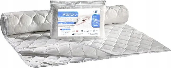 Antiallergén matracvédő alátét 200x200 Medical fehér, gumis