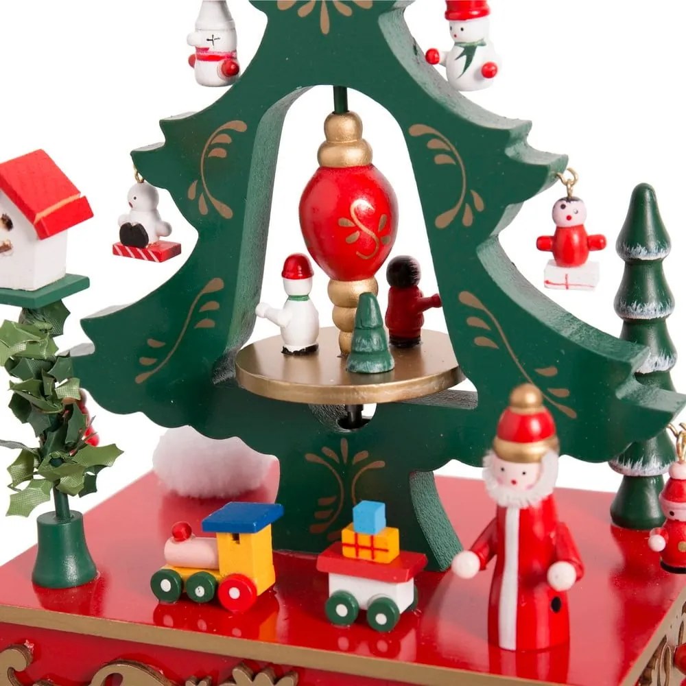 Fa zenélő figura (magasság 24 cm) Christmas Tree – Casa Selección
