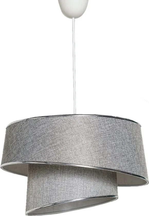 Barette függőlámpa, ezüst-szürke