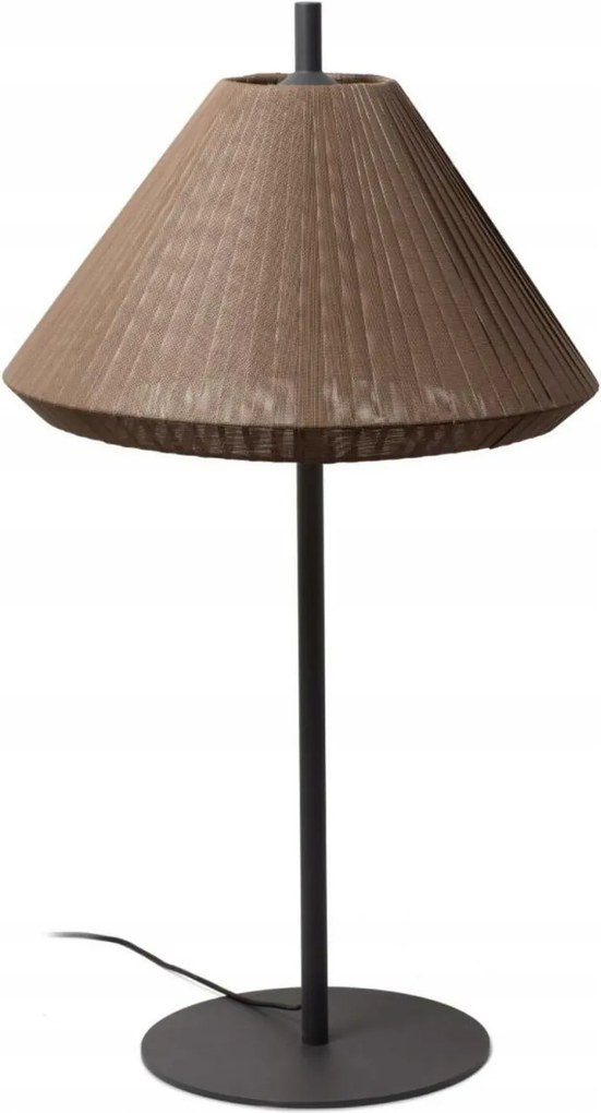 Faro Saigon szürke/barna kültéri állólámpa 1M T70, IP65, E27, alumínium