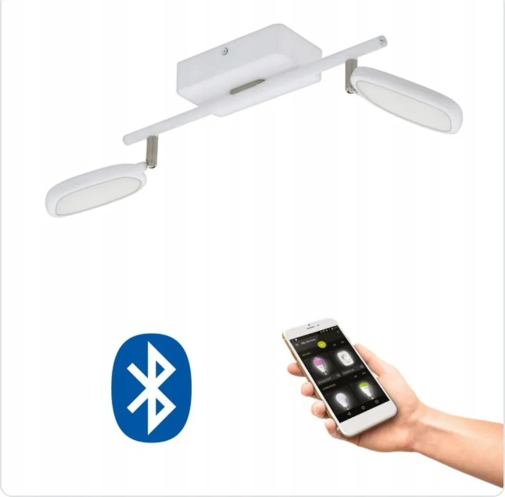 Spot lámpa Led Rgb Smart App 8 x 36,5 cm fehér