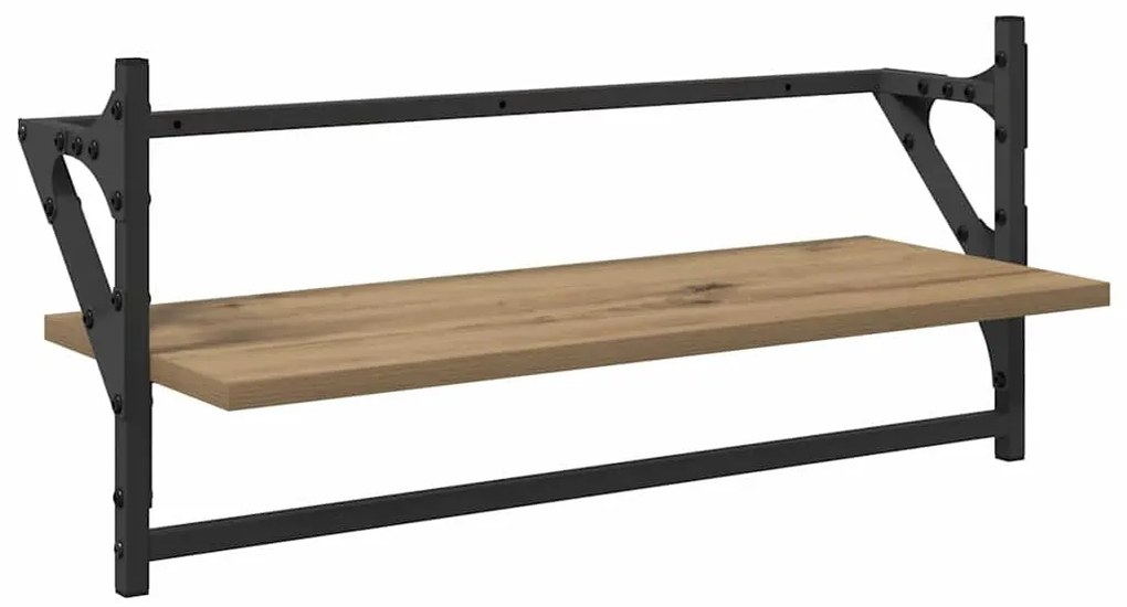 Fali polc készlet 6 pcs Artisan tölgy 100 x 25 x 30 cm Faanyag