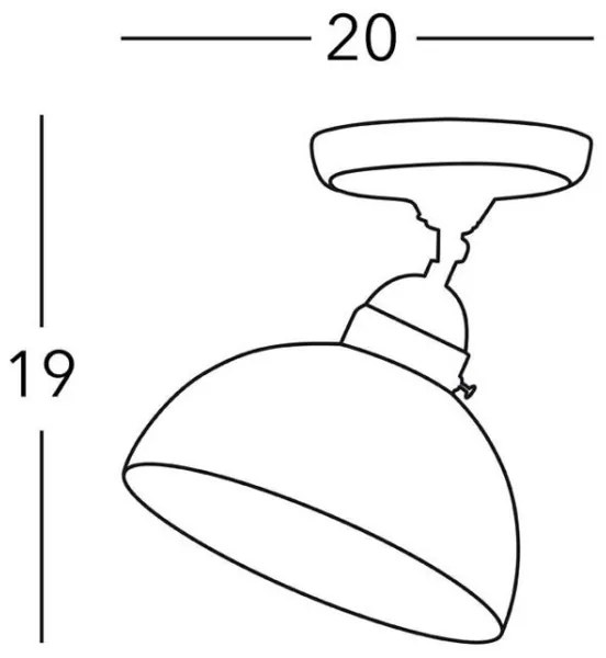 Kolarz 731.10.53 - Spotlámpa NONNA 1xE27/75W/230V