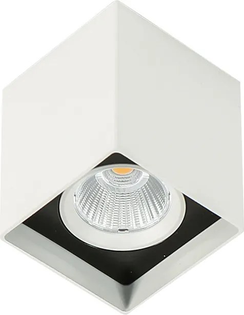 Italux modern spot lámpa alden fehér fekete itxslc78002/12w wh