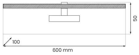 LED Képmegvilágító PRADO LED/11W/230V arany