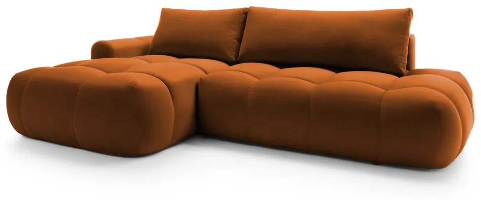 Sarokkanapé Ombre (B) (réz + piros). 1100453