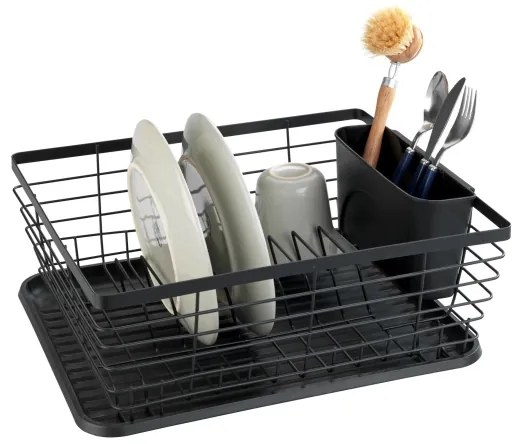 WENKO 54766100 - Edénycsepegtető BLACK OUTDOOR KITCHEN 36x30 cm fekete/fekete