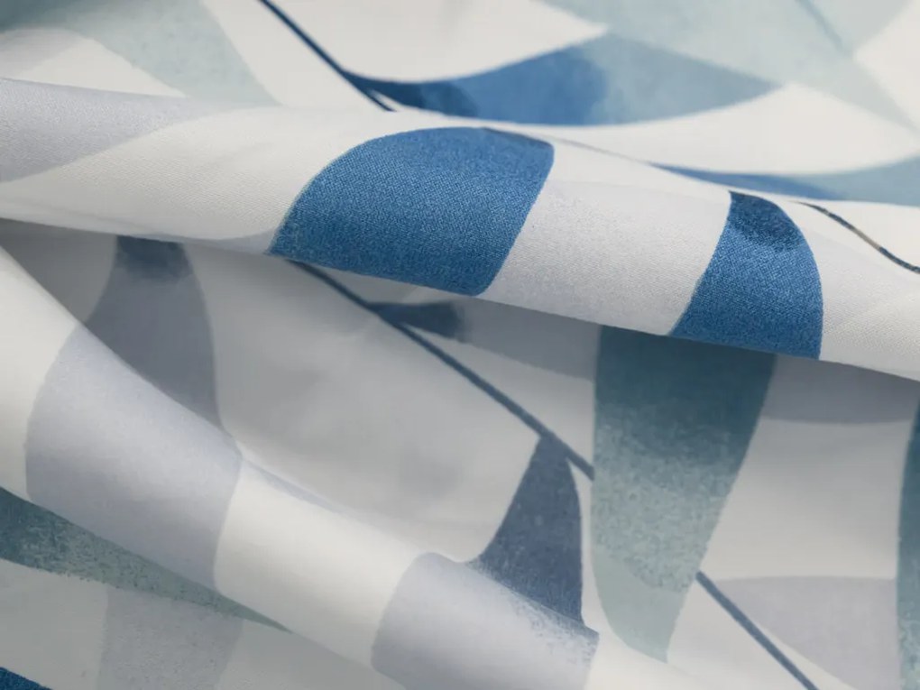 Mikroszálas ágyneműhuzat KOVENDI kék-fehér Ágyneműhuzat mérete: 70 x 90 cm | 140 x 200 cm