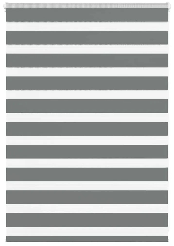 zebrafüggönnyel sötét szürke szövetszélesség 100,9cm poliészter