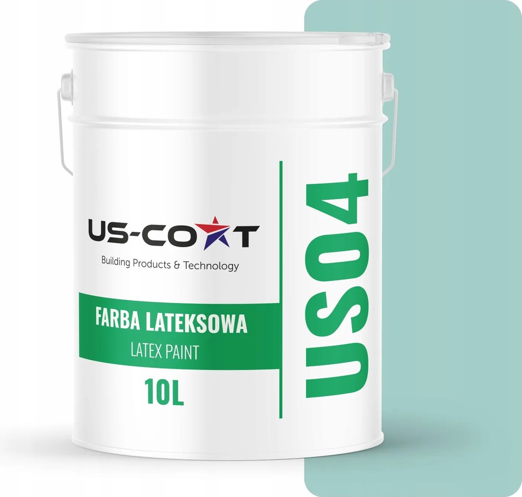 Latex Falfesték Menta Színű H1553 10L Mély Matt Mennyezeti Falfesték