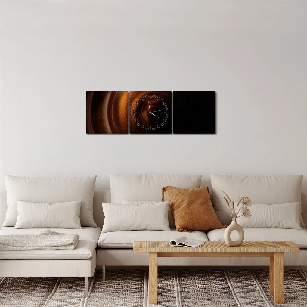 Kép - Spirál (órával) (90x30 cm)