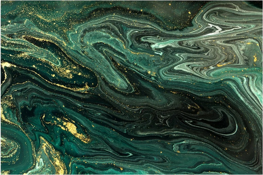 Kép - Zöld márvány (90x60 cm)