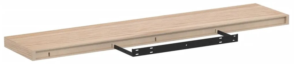 2 db szerelt fa függőpolc 110 x 23,5 x 4 cm