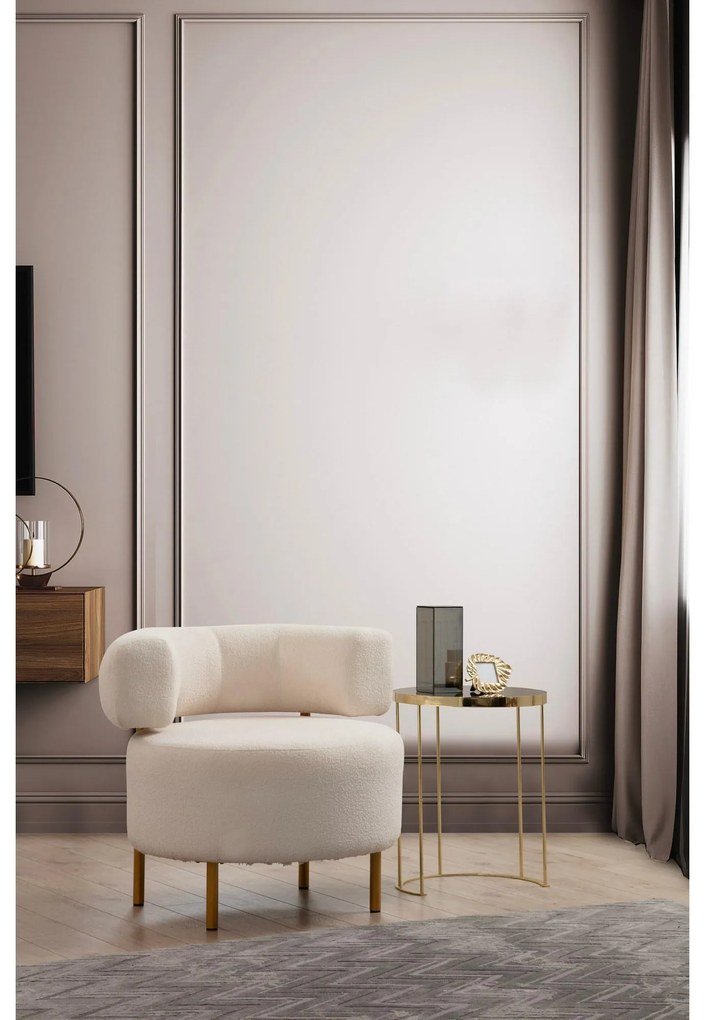 Fotel Riverolla (bézs + arany). Akció -25%. 1106560