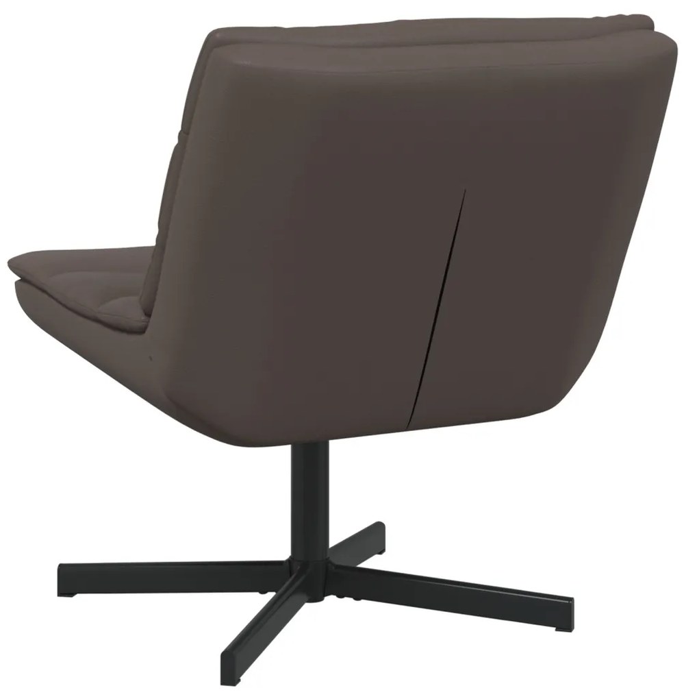 Forgószék Csokoládébarna Műbőr Közepes Ergonomikus Forgószék