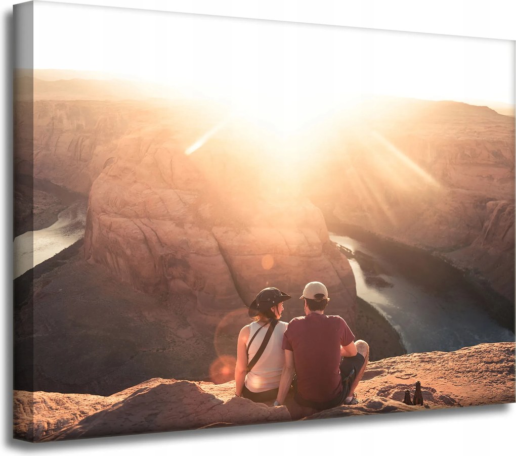 Vászonkép Grand Canyon Pár Nap Folyó 40x30