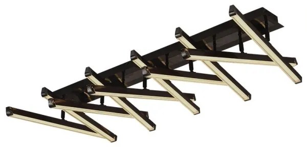 LED Dimmelhető felületre szerelhető csillár LED/125W/230V 3000-6500K + távirányítás