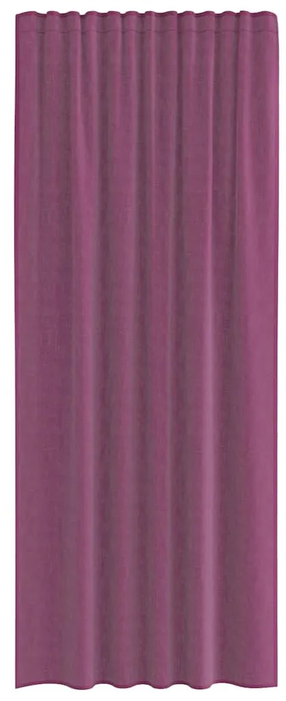 2 db lila fátyolfüggönyök hurokkal 140x225 cm