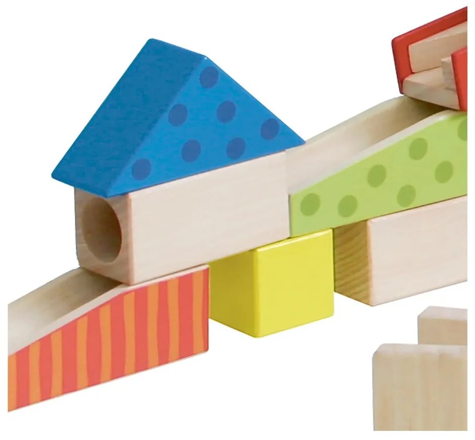 Fa golyópálya Marble Run – Roba