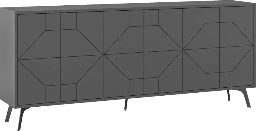 Dune komód, antracit, 183,8 cm