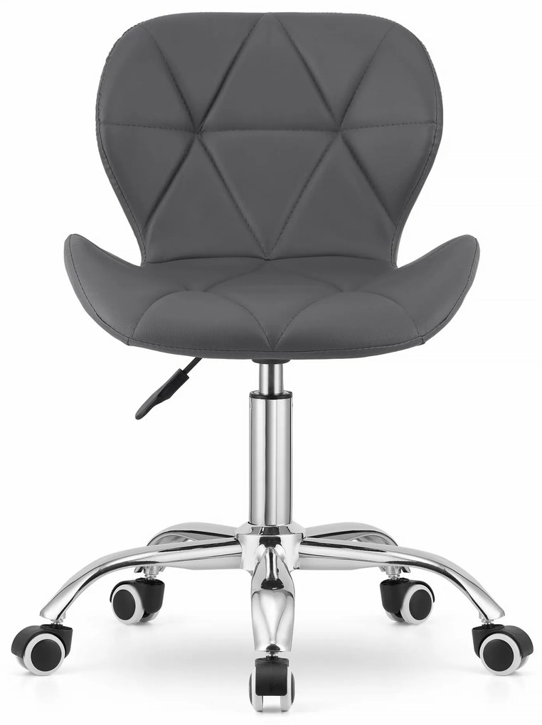 AVOLA irodai szék ökobőr kivitelben, szürke