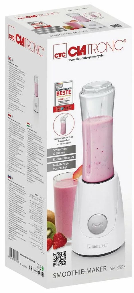 Clatronic SM 3593 smoothie készítő, fehér