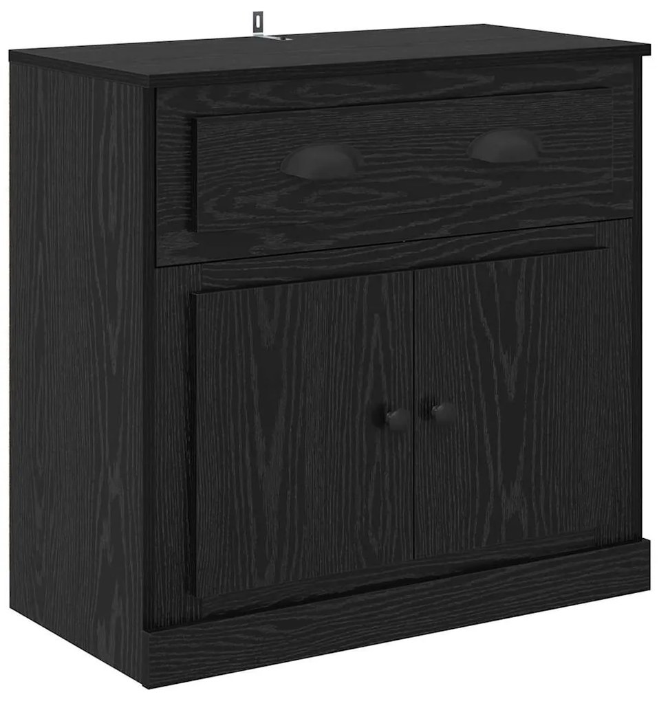 Magasfiú fiókkal Fekete tölgy 70 x 35,5 x 67,5 cm Faanyag