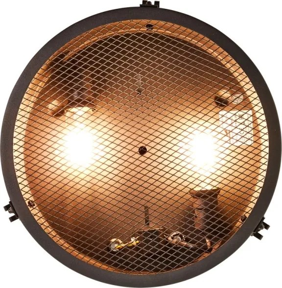 Brilliant - Mennyezeti lámpatest ZOIS, 2x E27 (max. 28 W), 230 V, Ø 34 cm