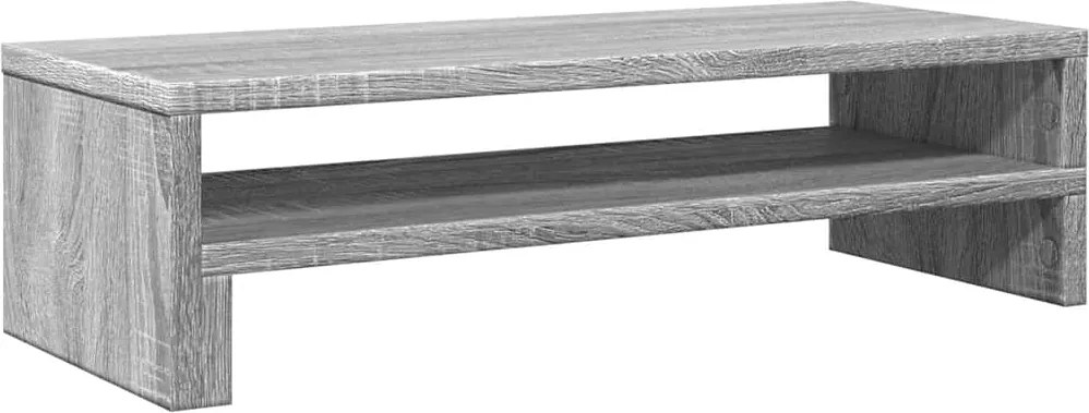 vidaXL szürke sonoma színű szerelt fa monitorállvány 54 x 22 x 15 cm