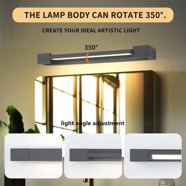 Brilagi - LED-es fürdőszobai tükörvilágítás AQUA LINE LED/12W/230V 45 cm IP44 antracit