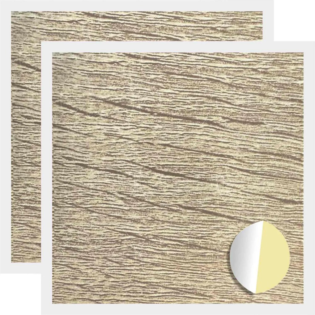 vidaXL Öntapadó csavar borító 2 pcs Sonoma tölgy Ø 20 x 0,5 mm
