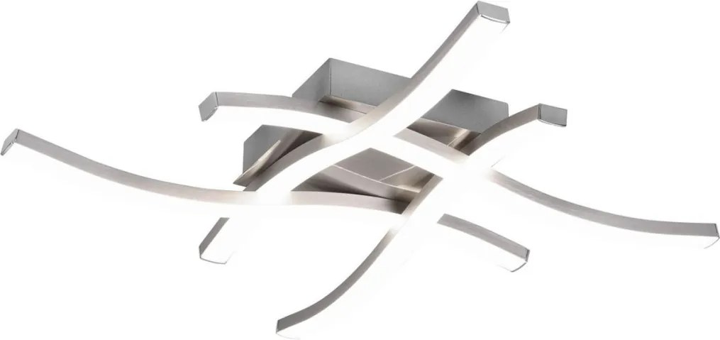 TRIO R62474407 ROUTE Modern LED Mennyezeti Lámpa Ezüst LED IP20