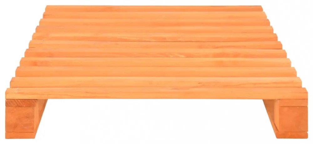 barna tömör fenyőfa raklap ágykeret 90 x 200 cm