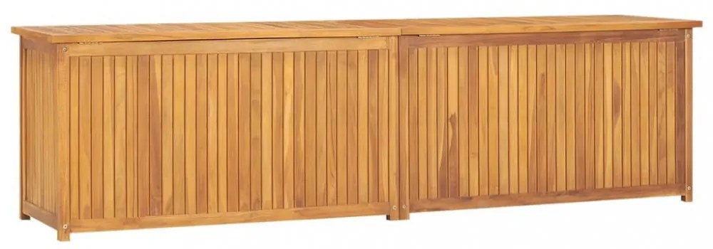 tömör tíkfa kerti láda 200 x 50 x 55 cm