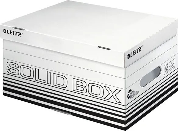 Archiválódoboz, S méret, LEITZ Solid, fehér (E61170001)