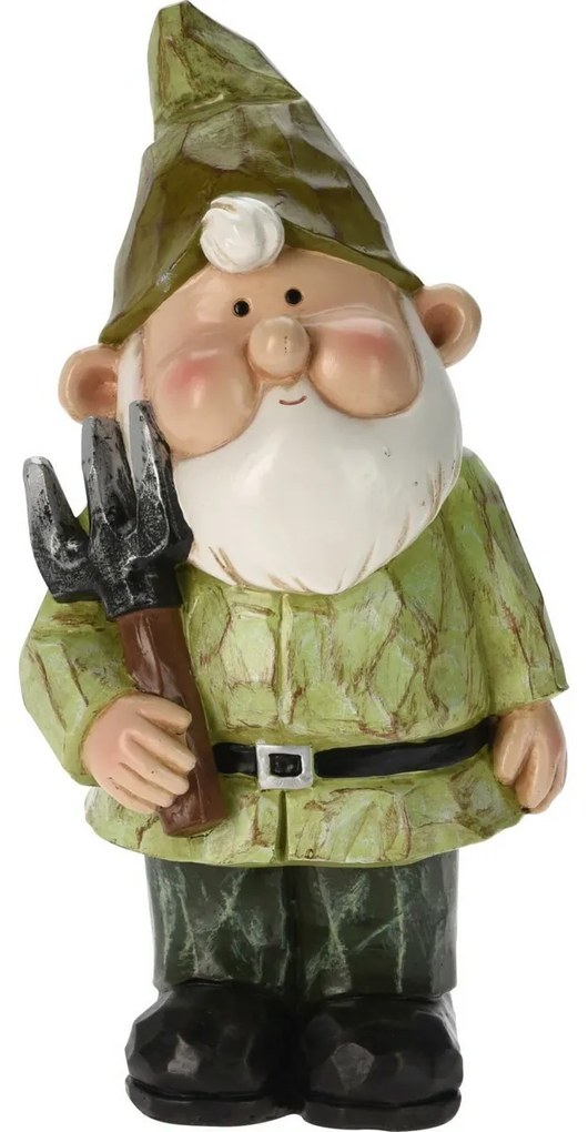 Drumin kerti törpe villával, 16,5 x 30,7x 13 cm, poliszton