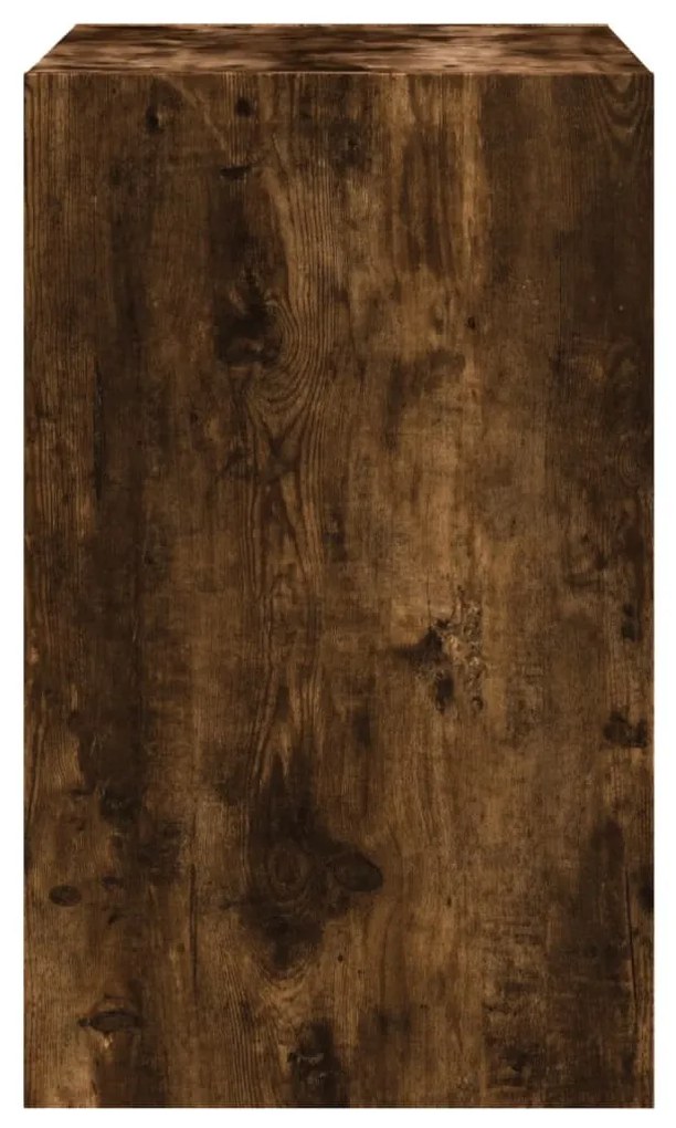 füstös tölgy színű szerelt fa cipőszekrény 60 x 42 x 69 cm
