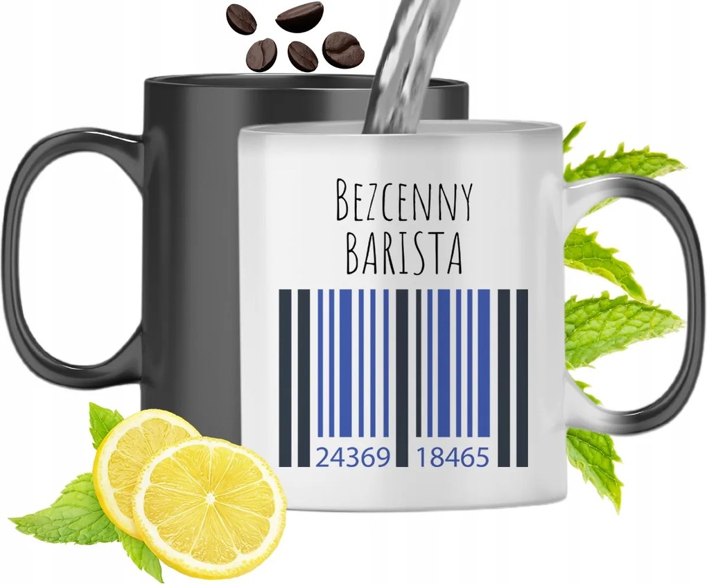 Mágikus Bögre Baristáknak Színváltós Nyomtatott Fényképpel