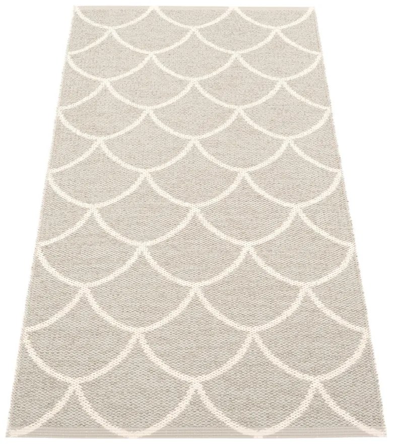 Krémszínű kültéri-beltéri futószőnyeg 70x150 cm Kotte Linen – Pappelina