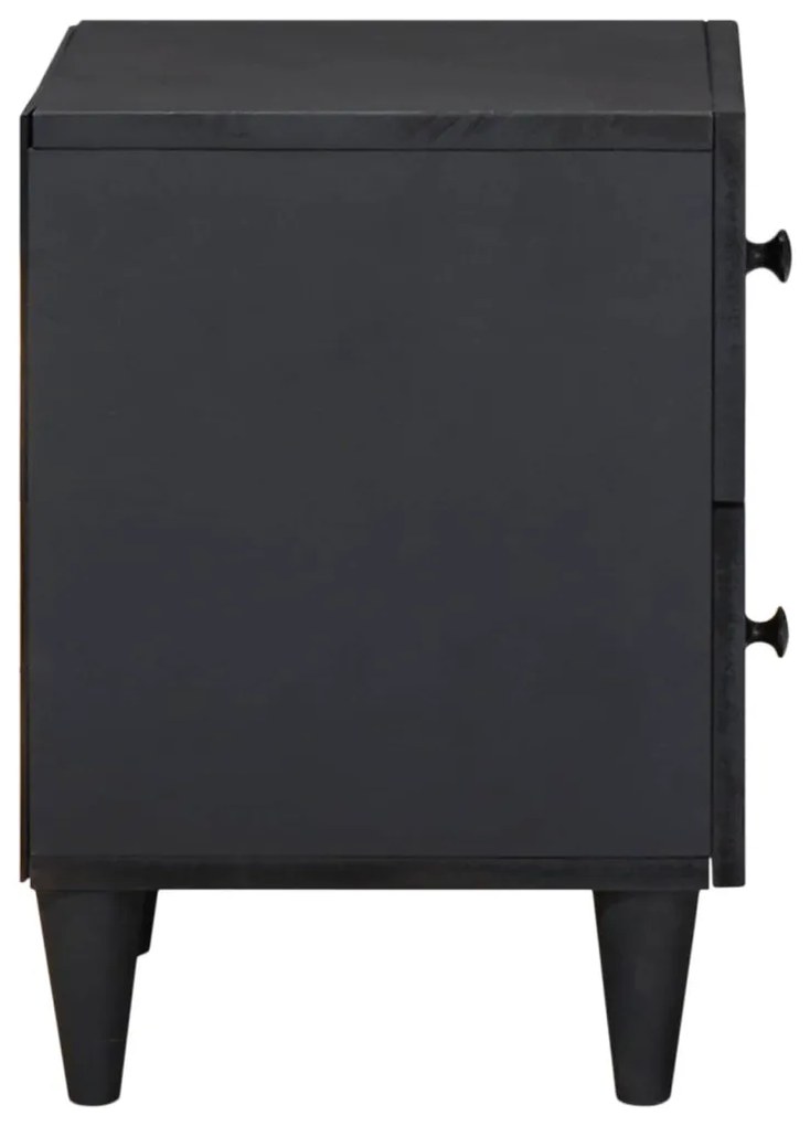 vidaXL Éjjeli asztal 2 pcs Barna 40 x 33,5 x 46 cm Tömör Mangófát