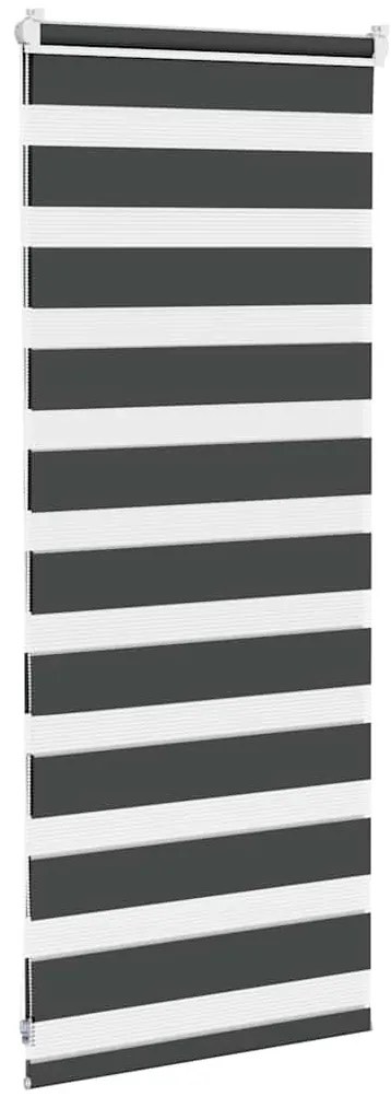 zebrafüggönnyel fekete szövetszélesség 60,9 cm poliészter